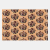 Feuille De Papier Cadeau Poupées et amis français (Devant 3)