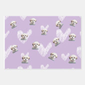 Feuille De Papier Cadeau Pour l'amour des chiens (Devant 2)