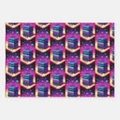 Feuille De Papier Cadeau Pour l'amour des livres (Devant 2)