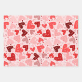 Feuille De Papier Cadeau Pour ma Saint Valentin (Devant)