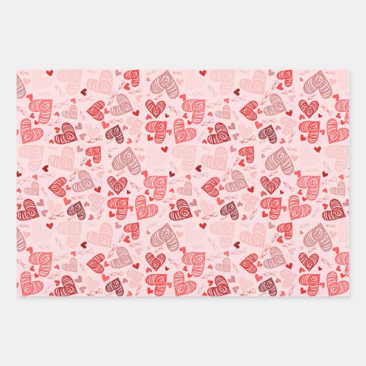 Feuille De Papier Cadeau Pour ma Saint Valentin (Devant 3)