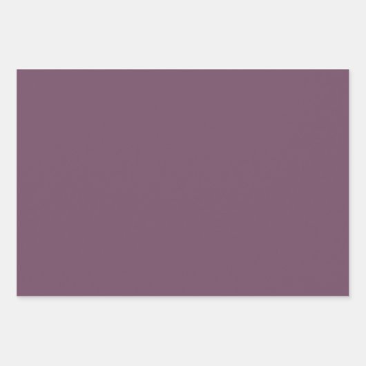 Feuille De Papier Cadeau Pourpre foncé (couleur solide)  (Devant)
