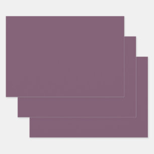 Feuille De Papier Cadeau Pourpre foncé (couleur solide) 
