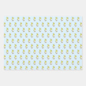 Feuille De Papier Cadeau Poussin de Pâques éclos (Devant)
