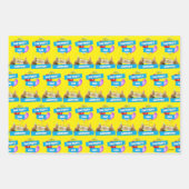 Feuille De Papier Cadeau Prairie Dog Birthday Party (Devant 3)