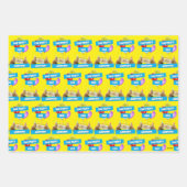 Feuille De Papier Cadeau Prairie Dog Birthday Party (Devant)