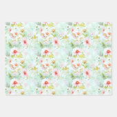 Feuille De Papier Cadeau prairie florale fleur sauvage (Devant)