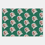 Feuille De Papier Cadeau Premier Noël du bébé (Devant 2)