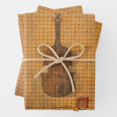 Feuille De Papier Cadeau Premier violon par Max Zaxster (En situation)