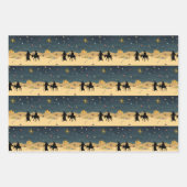 Feuille De Papier Cadeau Première histoire de Noël 3D (Devant 2)