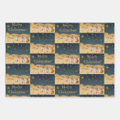 Feuille De Papier Cadeau Première histoire de Noël 3D (Devant)