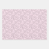 Feuille De Papier Cadeau Première période Pastel Pink Tampon Pad Motif (Devant)