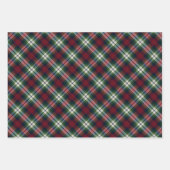 Feuille De Papier Cadeau Preppy Christmas Plaid Wrapping Paper (Devant 2)