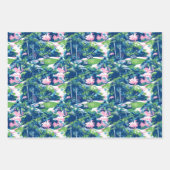 Feuille De Papier Cadeau Preppy Palm Beach Golf (Devant)