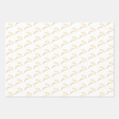 Feuille De Papier Cadeau Pretty Mint Pink Gold Eyelashes Birthday (Devant 2)