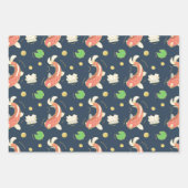 Feuille De Papier Cadeau Pretty Red Koi (Devant 3)