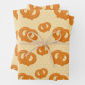 Feuille De Papier Cadeau Pretzels (En situation)