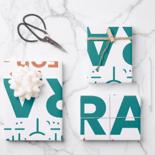 Feuille De Papier Cadeau Priez Pour L'Humanité