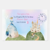 Feuille De Papier Cadeau Princess Birthday Kids (Devant)