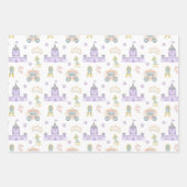 Feuille De Papier Cadeau Princesse Baby shower Motif (Devant)