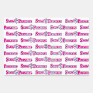 Feuille De Papier Cadeau Princesse des neiges