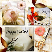 Feuille De Papier Cadeau Printemps pastel clair