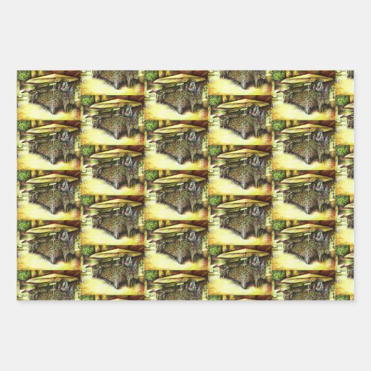 Feuille De Papier Cadeau Pris la possession d'options (Devant 2)