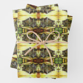 Feuille De Papier Cadeau Pris la possession d'options (En situation)