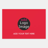 Feuille De Papier Cadeau Professionnel moderne et personnalisable Business (Devant 3)