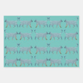 Feuille De Papier Cadeau Promenade de chats (Devant 3)