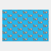 Feuille De Papier Cadeau Promenade hivernale (Devant 2)