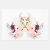 Feuille De Papier Cadeau Proverbes 31 femmes FLoral bouque (Devant 3)