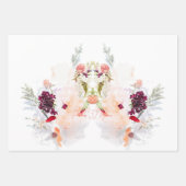 Feuille De Papier Cadeau Proverbes 31 femmes FLoral bouque (Devant)