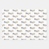 Feuille De Papier Cadeau Psychologue PsyD (Devant 3)