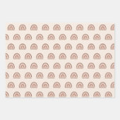 Feuille De Papier Cadeau Psychothérapeute Boho Rainbow (Devant)