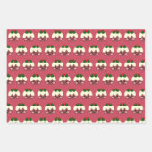 Feuille De Papier Cadeau Pudding de Noël 1 (Devant 3)