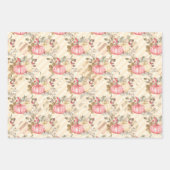 Feuille De Papier Cadeau Pumpkin Paradise Thanksgiving  (Devant)