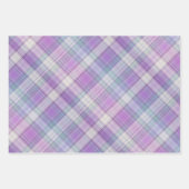 Feuille De Papier Cadeau Purées douces, vert pâle et blanc (Devant)