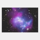 Feuille De Papier Cadeau Purple Celestial Photo Galaxy Cluster MACS J0717 (Devant 2)