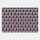 Feuille De Papier Cadeau Purple Coquette Bow (Devant 3)