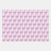 Feuille De Papier Cadeau Purple Coquette Bow (Devant 2)