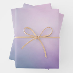 Feuille De Papier Cadeau Purple Dégradé, Lilac, Élégant Bleu