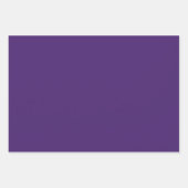 Feuille De Papier Cadeau Purple et or (Devant 3)