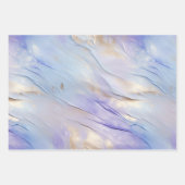 Feuille De Papier Cadeau Purple Gold Dream (Devant 2)