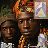 Feuille De Papier Cadeau Pyramid