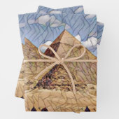 Feuille De Papier Cadeau Pyramide de Gizeh par Mirsat Karabel (En situation)