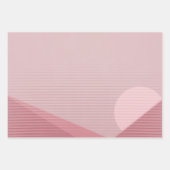 Feuille De Papier Cadeau Pyramide Lune Abstraite géométrique Chic moderne 3 (Devant)