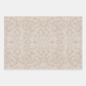 Feuille De Papier Cadeau Quantumn Weave - Warm Neutral (Devant 3)