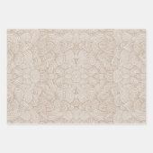 Feuille De Papier Cadeau Quantumn Weave - Warm Neutral (Devant 2)