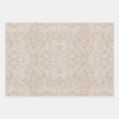 Feuille De Papier Cadeau Quantumn Weave - Warm Neutral (Devant)